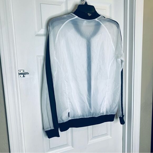 Fabletics Atlanta Jacket Size Medium White and Black - Picture 2 of 10